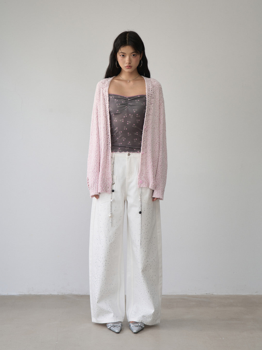 VIA PITTI VIACK503 Retro loose cardigan