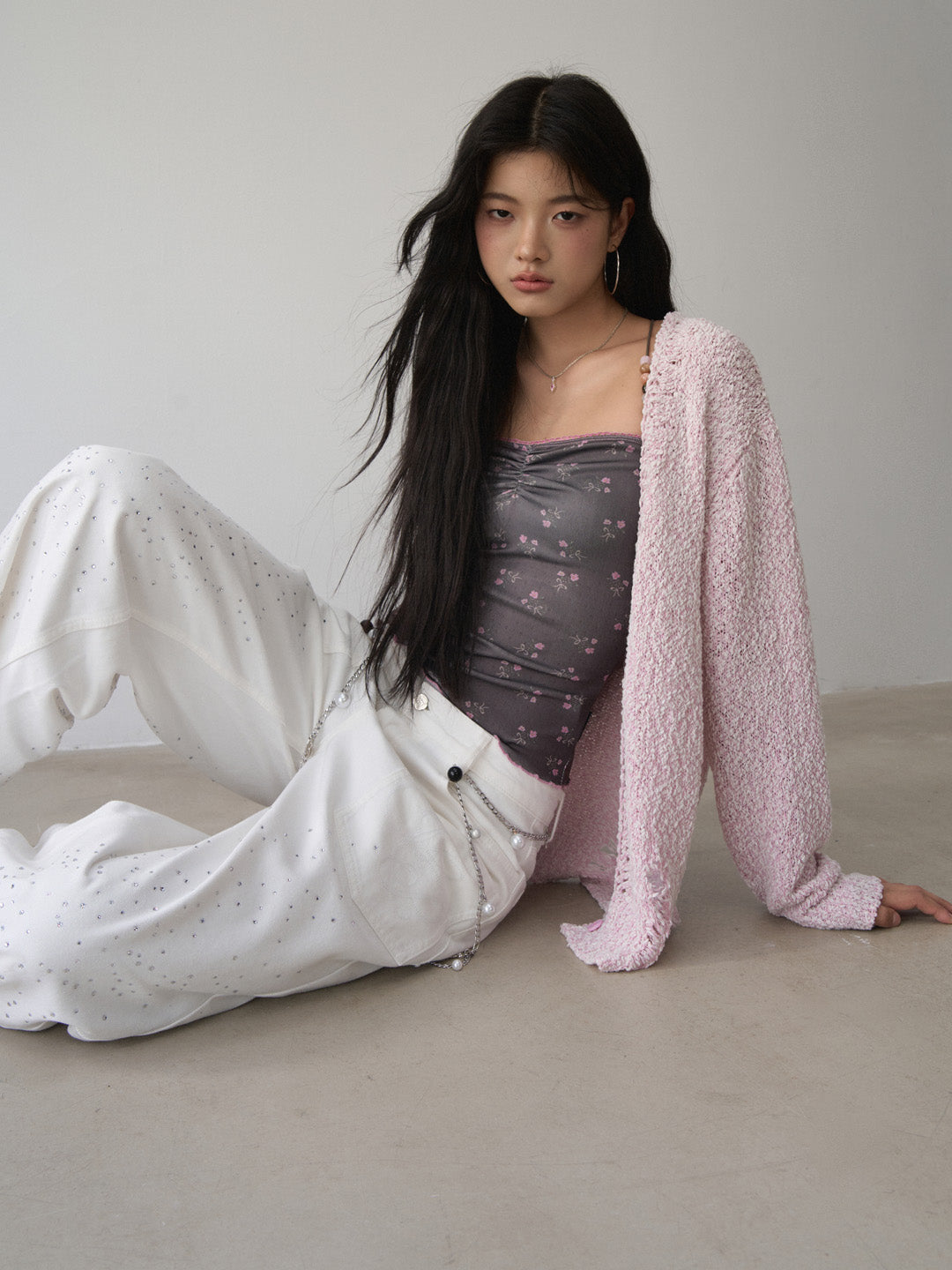 VIA PITTI VIACK503 Retro loose cardigan