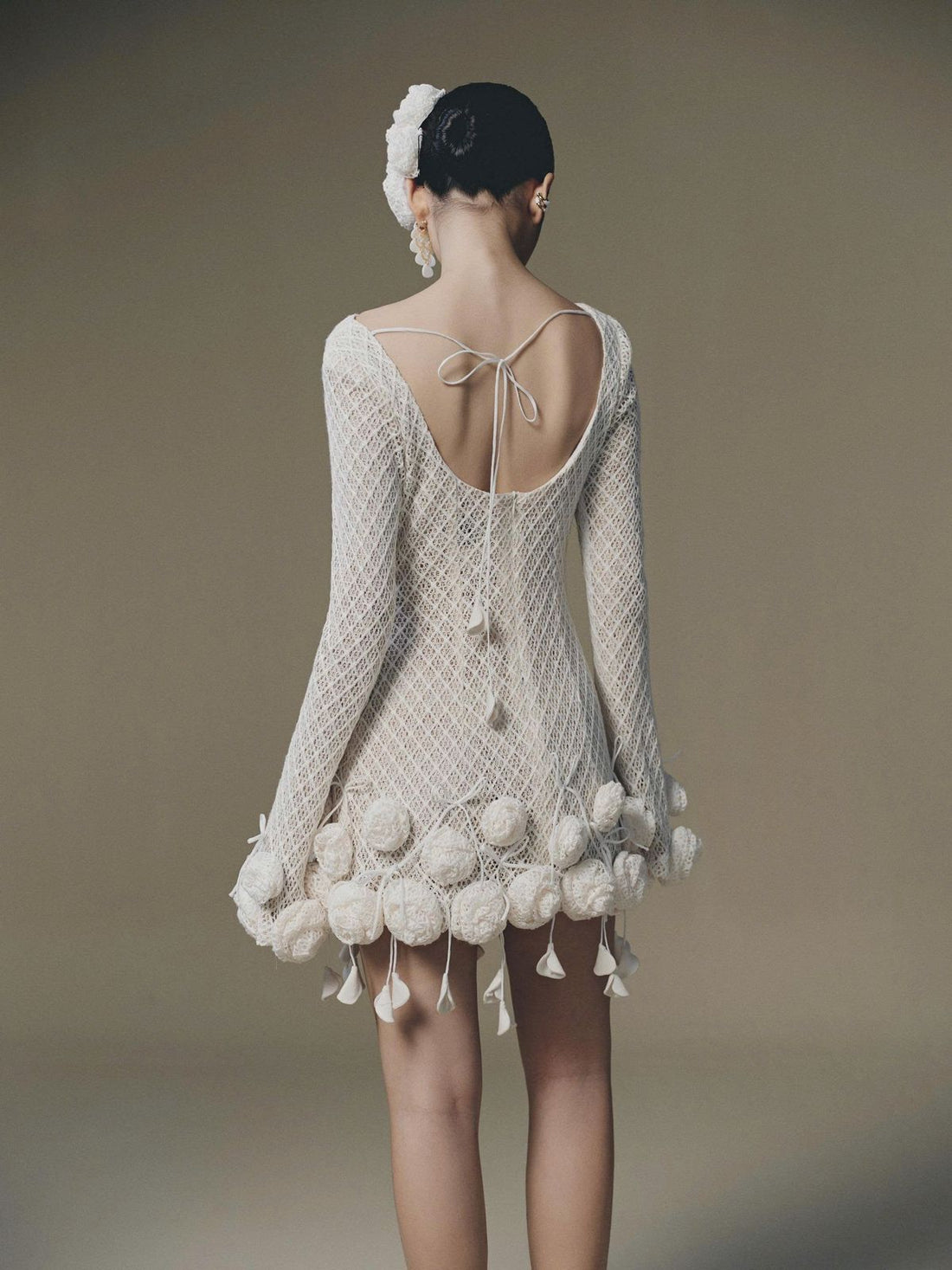 KEIRA TONG Sculpted Rose Dress
