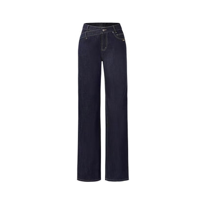 NAWS [Best Seller] +5cm N2 Loose V-Waist Straight-Leg Jeans (4color)