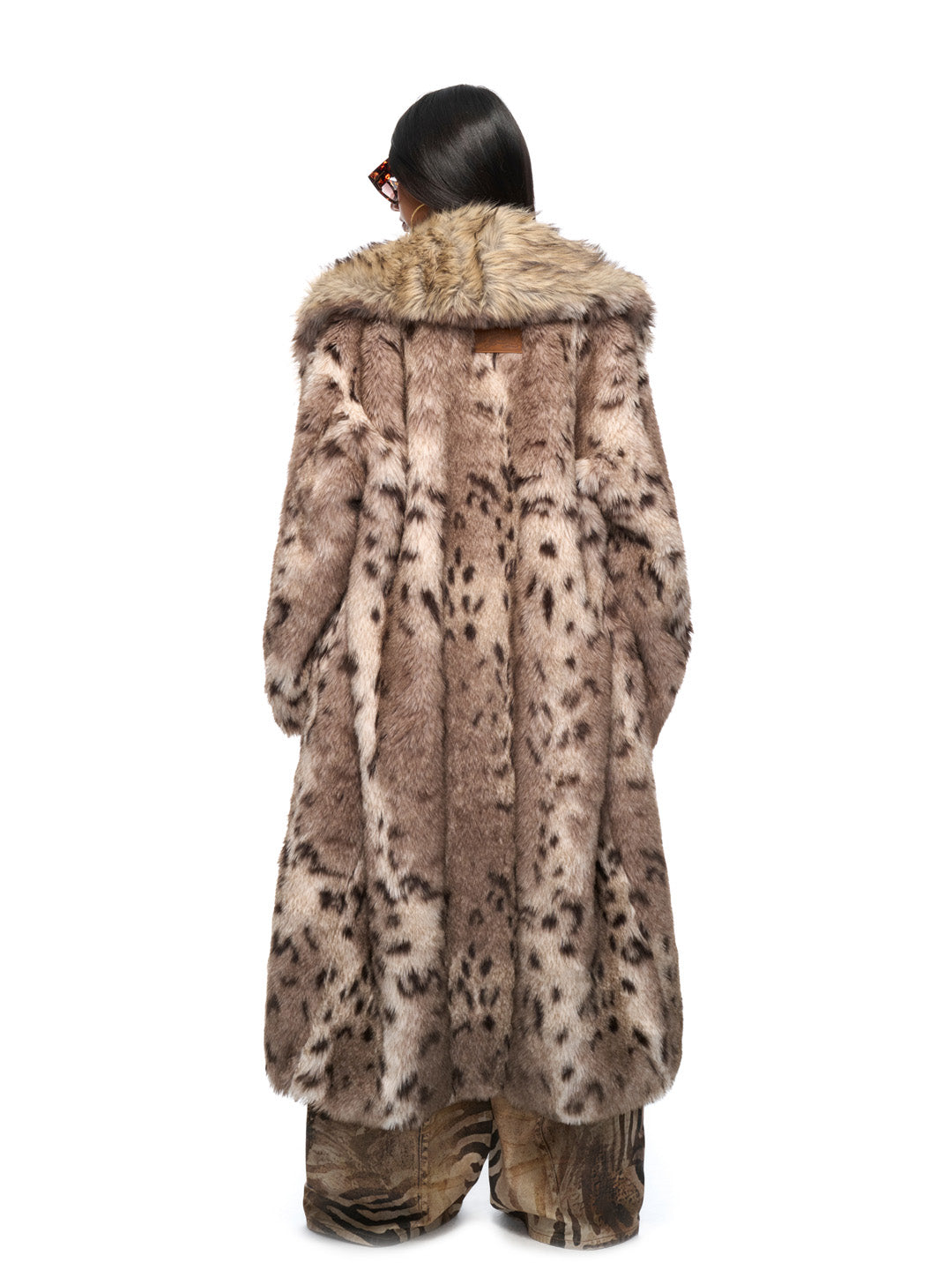 JYOSEI Leopard print long jacket