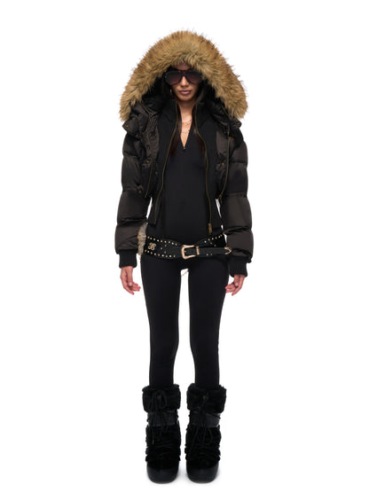 JYOSEI Black gold down jacket