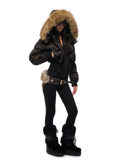 JYOSEI Black gold down jacket