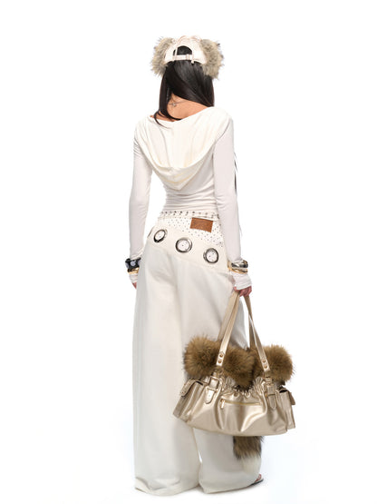 JYOSEI Vintage large capacity underarm bag