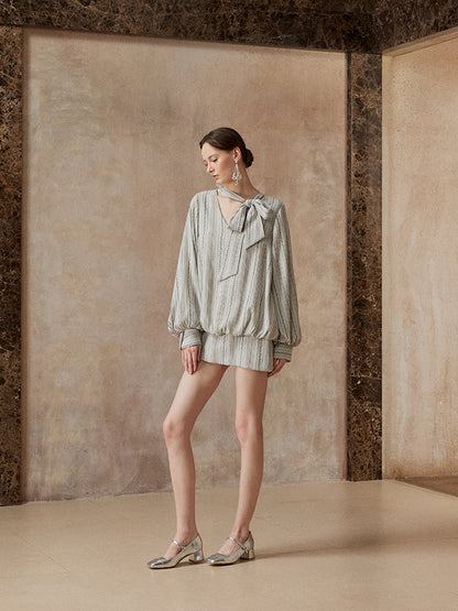 Fa Sogno FSN25AW-DR-12 Blue shirt dress
