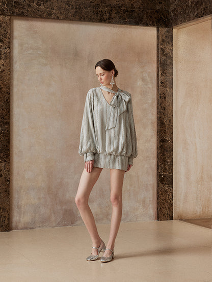 Fa Sogno FSN25AW-DR-12 Blue shirt dress