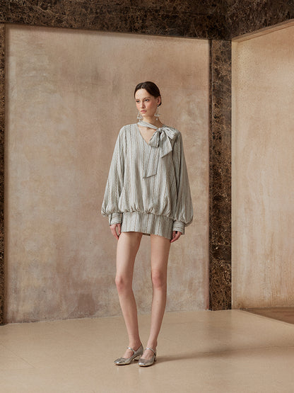 Fa Sogno FSN25AW-DR-12 Blue shirt dress