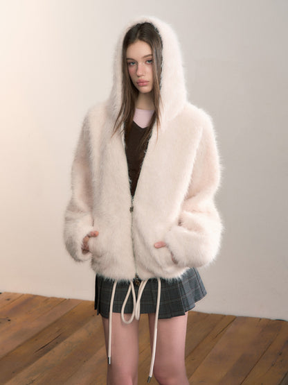 VIA PITTI VIADC684 Furry hoodie