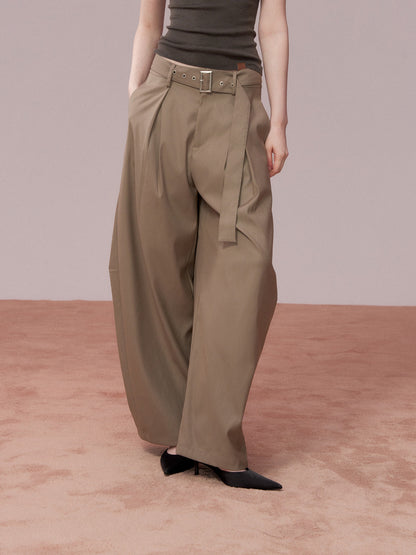 VIA PITTI VIADP723 Versatile loose long waistband suit pants