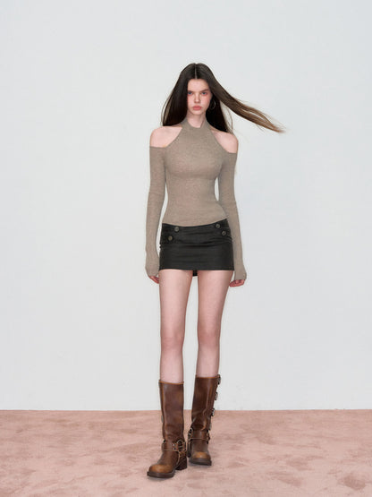 VIA PITTI VIADK711 Solid color base sweater