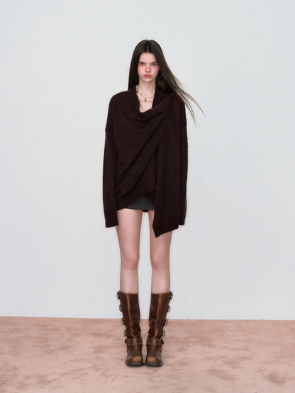 VIA PITTI VIAAK871 Shawl style woolen cardigan