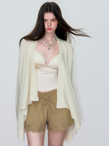 VIA PITTI VIAAK871 Shawl style woolen cardigan