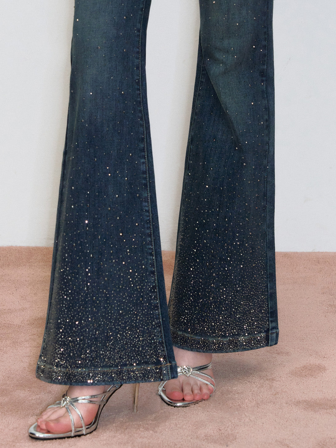 VIA PITTI VIAAP843 Rhinestone jeans