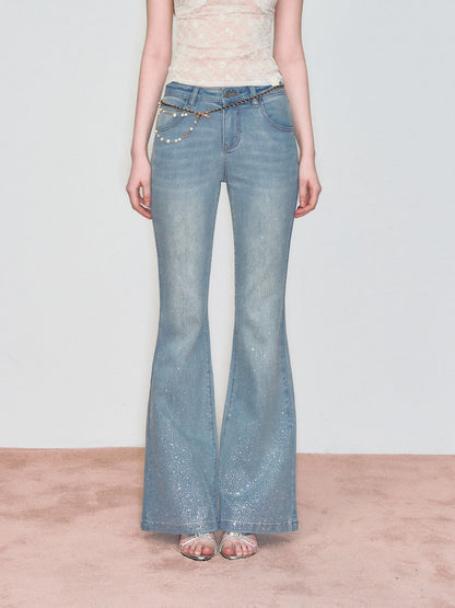 VIA PITTI VIAAP843 Rhinestone jeans