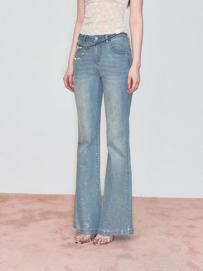 VIA PITTI VIAAP843 Rhinestone jeans