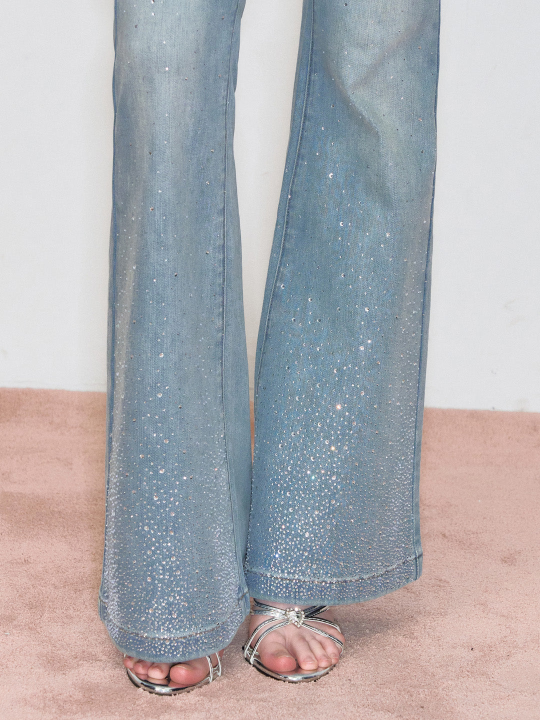 VIA PITTI VIAAP843 Rhinestone jeans