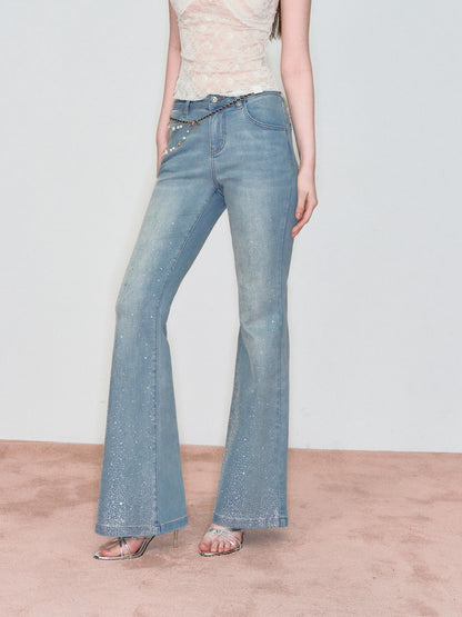 VIA PITTI VIAAP843 Rhinestone jeans