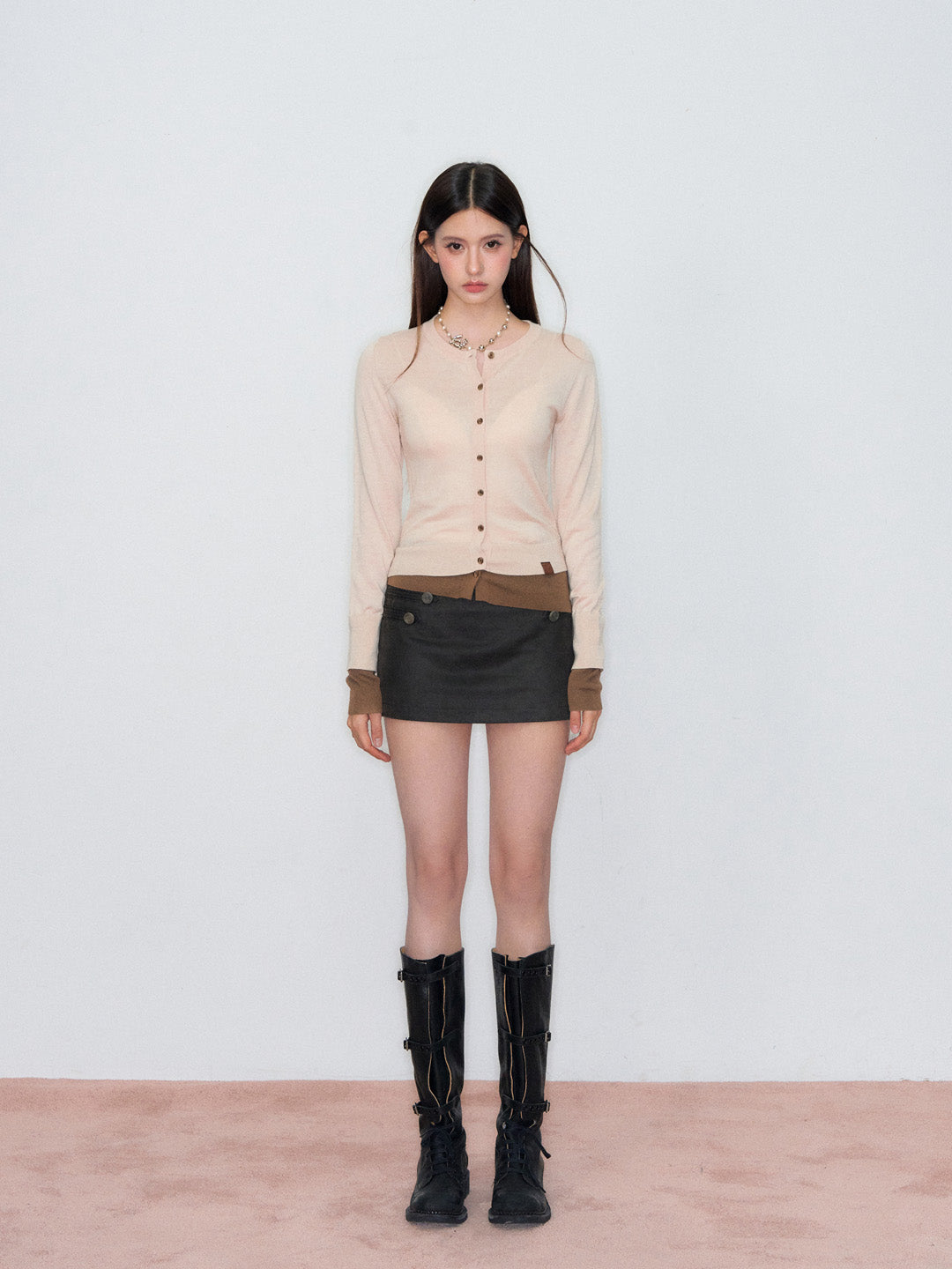 VIA PITTI VIAAK879 Fake two basic woolen jackets