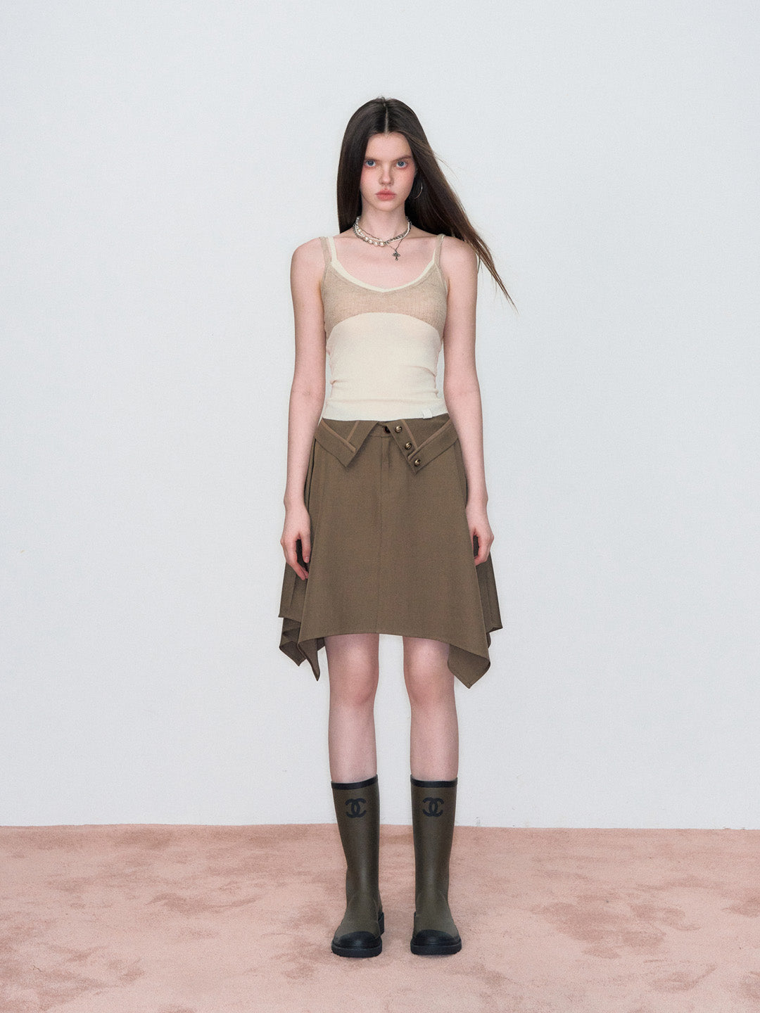 VIA PITTI VIAAK869 Fake two woolen vests