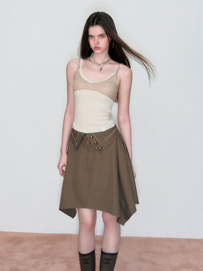 VIA PITTI VIAAK869 Fake two woolen vests