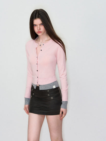 VIA PITTI VIAAK879 Fake two basic woolen jackets