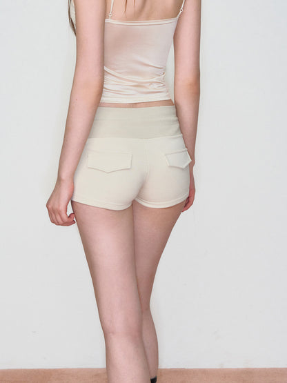 VIA PITTI VIAAC820&amp;VIAAP834 Diamond Pony Hoodie + Shorts Set