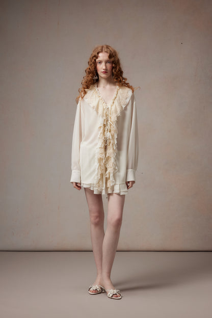 Fa Sogno FSN26PS-SHT-03 Lace blouse