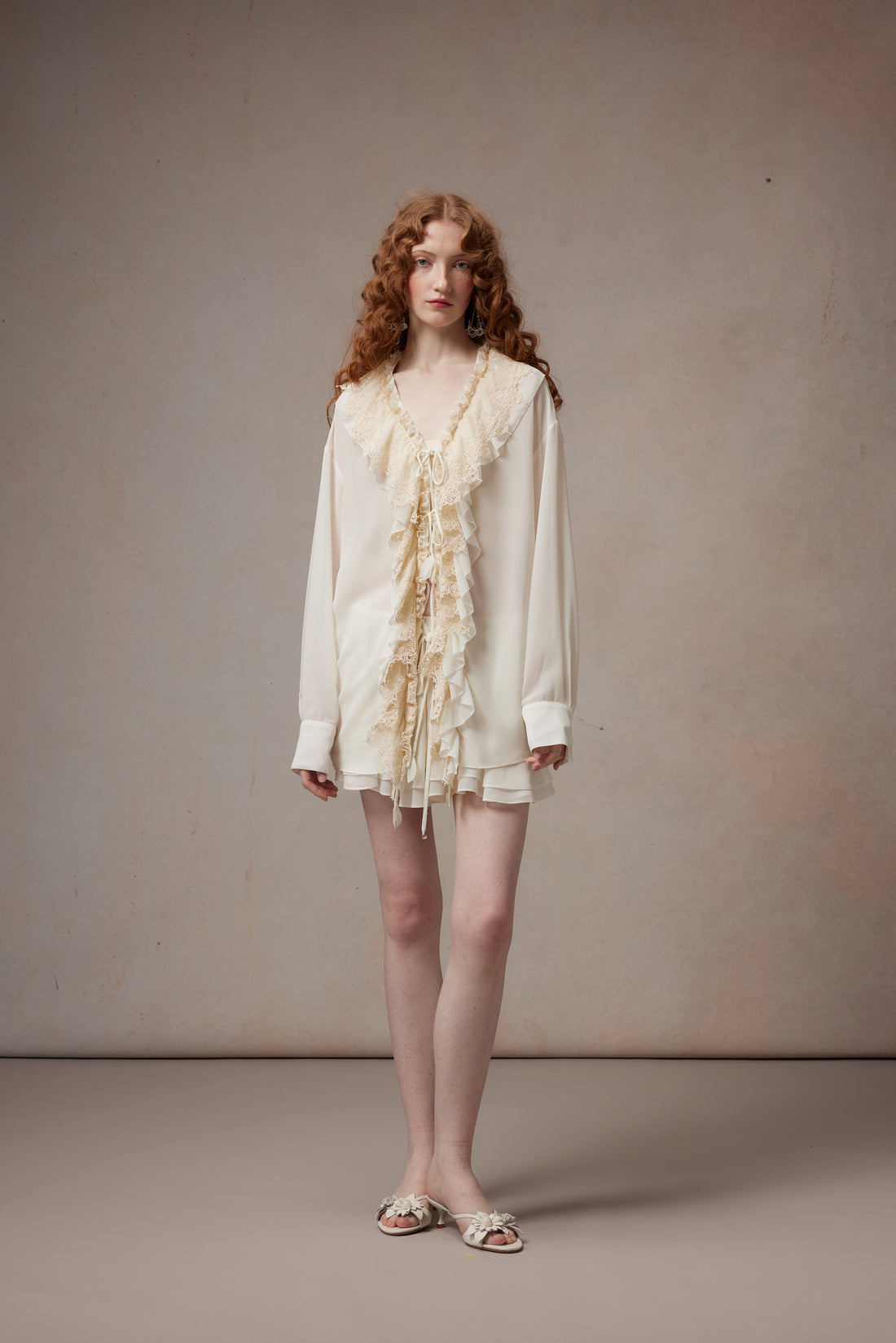 Fa Sogno FSN26PS-SHT-03 Lace blouse