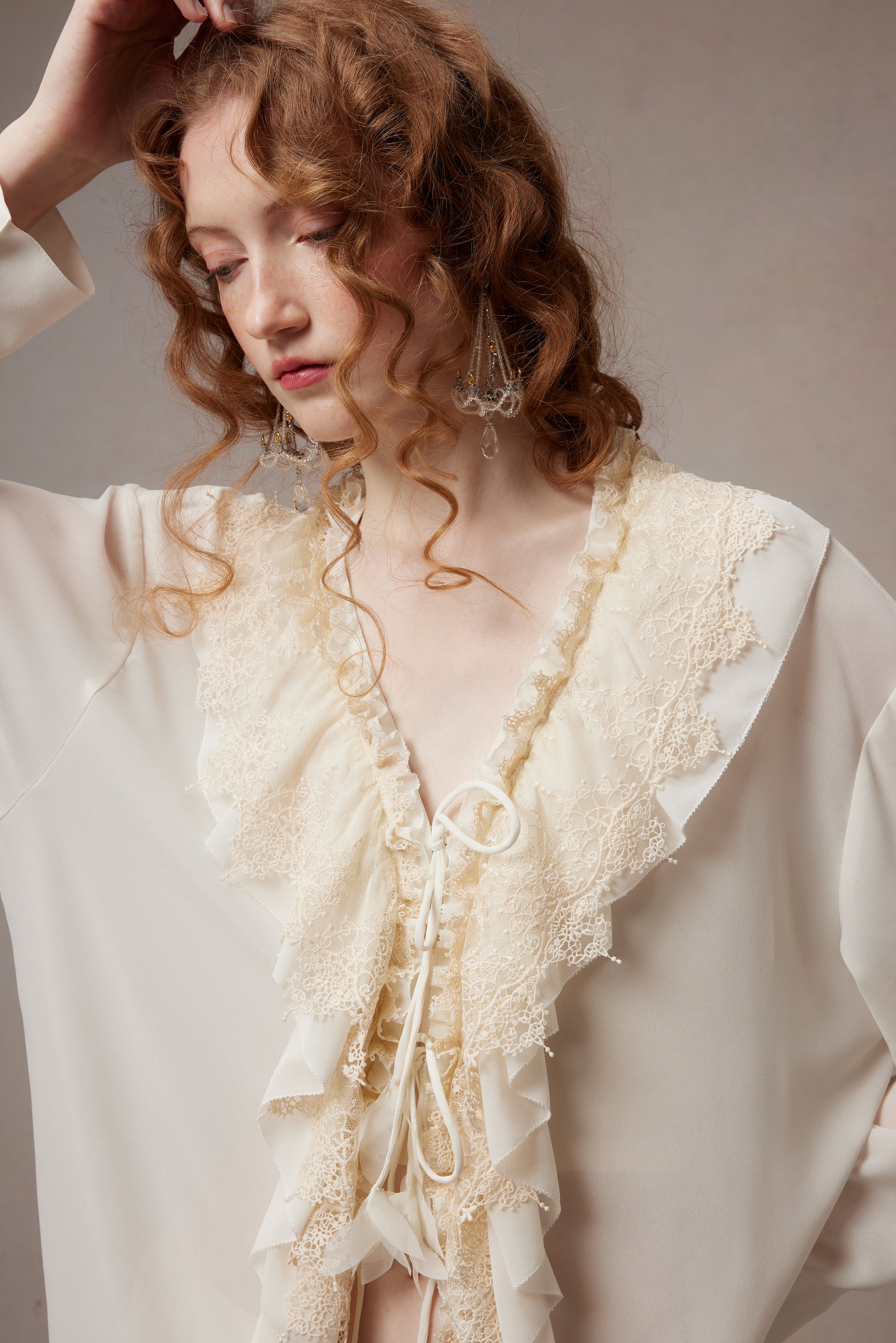 Fa Sogno FSN26PS-SHT-03 Lace blouse