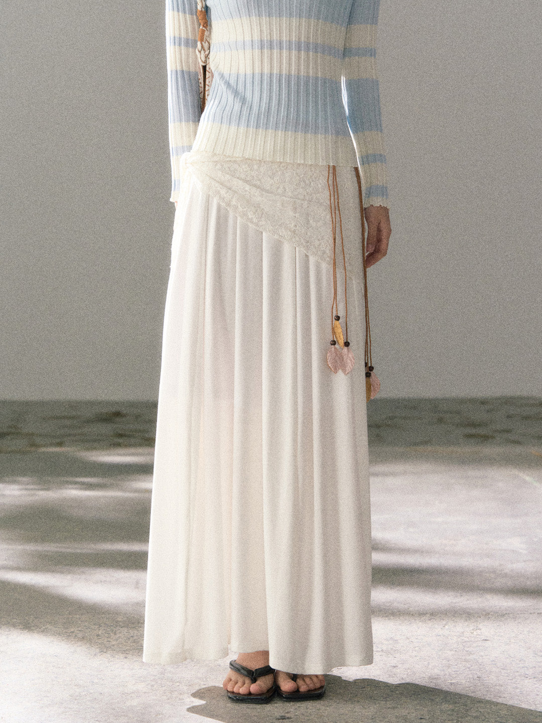 Lafreedom LAF360104 Smooth and skin friendly knitted skirt