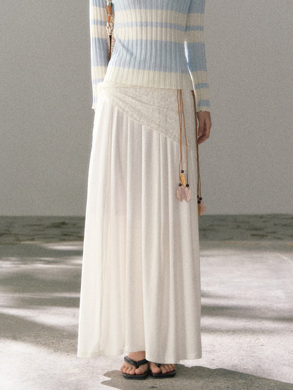 Lafreedom LAF360104 Smooth and skin friendly knitted skirt