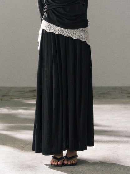 Lafreedom LAF360104 Smooth and skin friendly knitted skirt