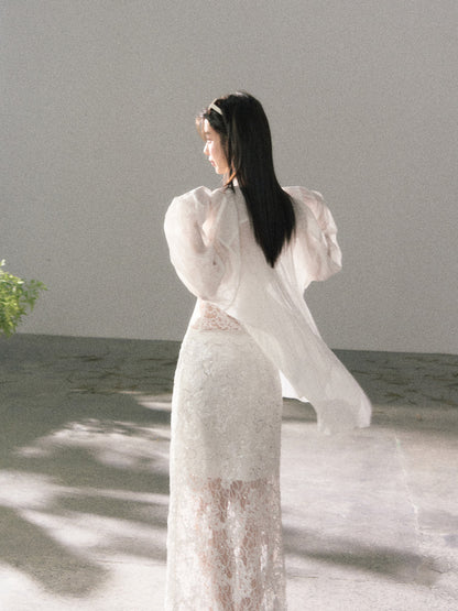 Lafreedom LAF360115 Romantic and elegant midi skirt