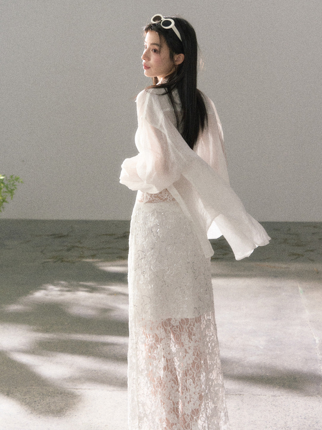 Lafreedom LAF360115 Romantic and elegant midi skirt