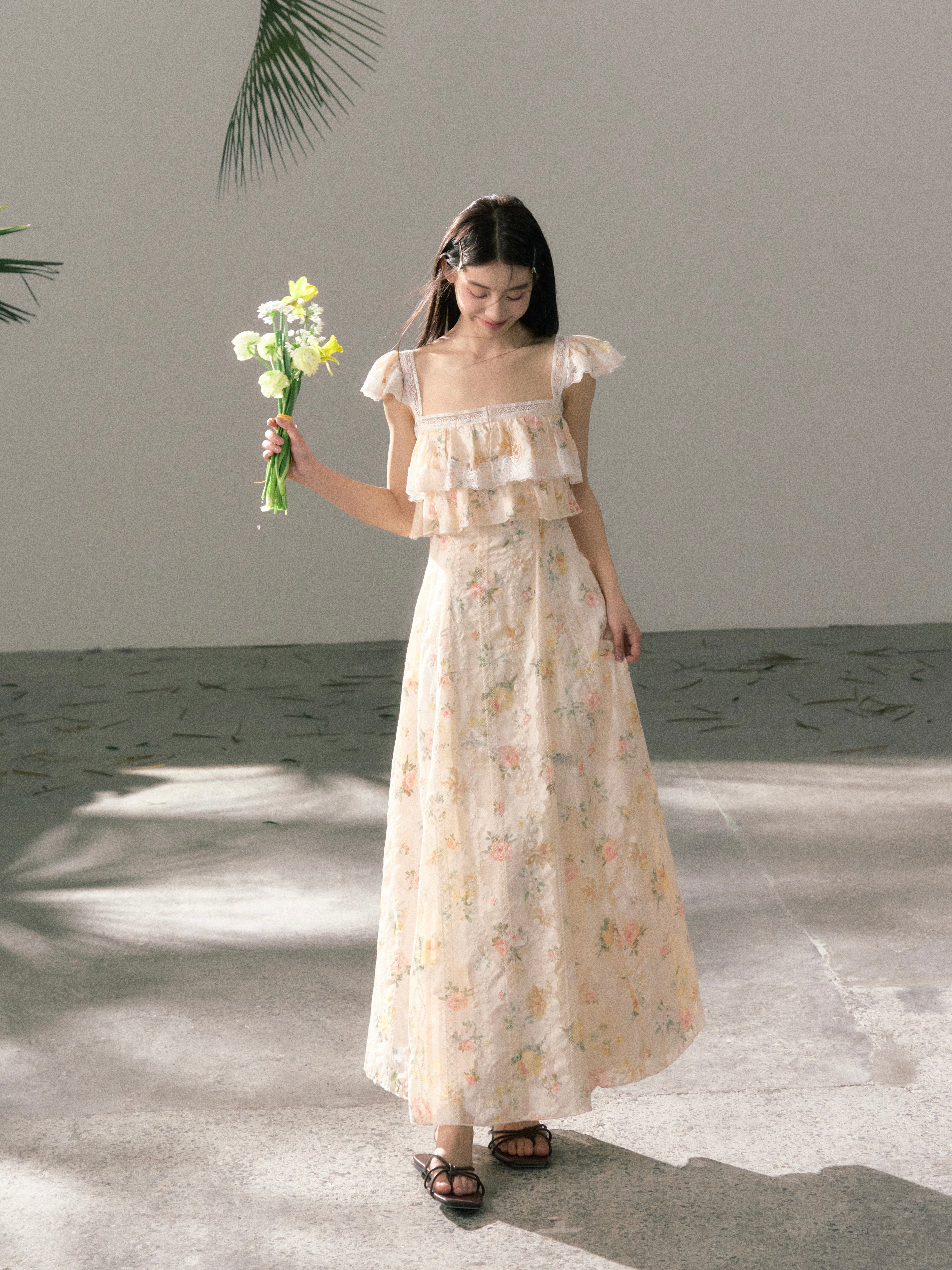 Lafreedom LAF360406 Holiday Style Faurecia Jacquard Printed Dress