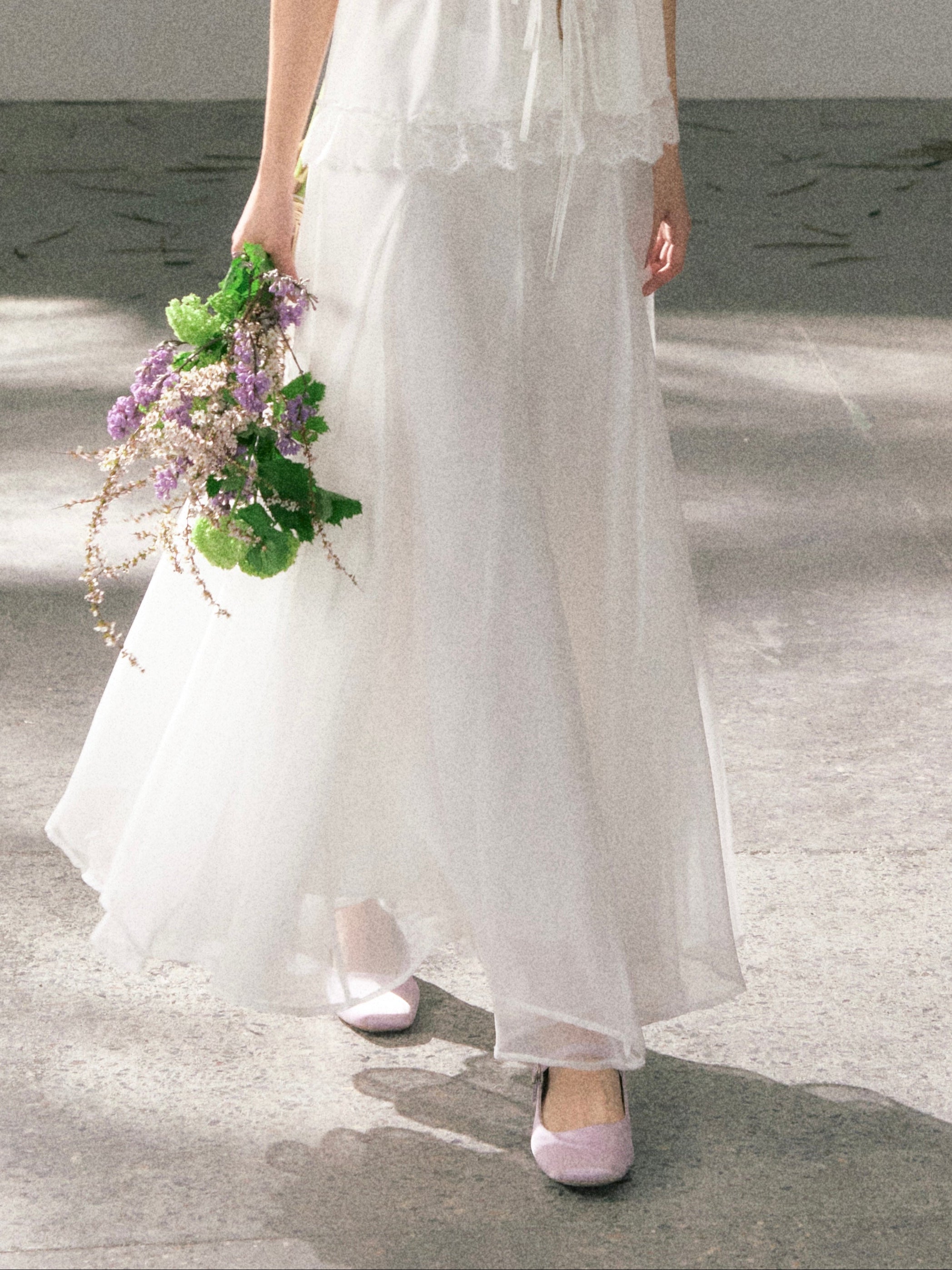 Lafreedom LAF360414 Clear yarn slightly transparent and elegant fairy skirt