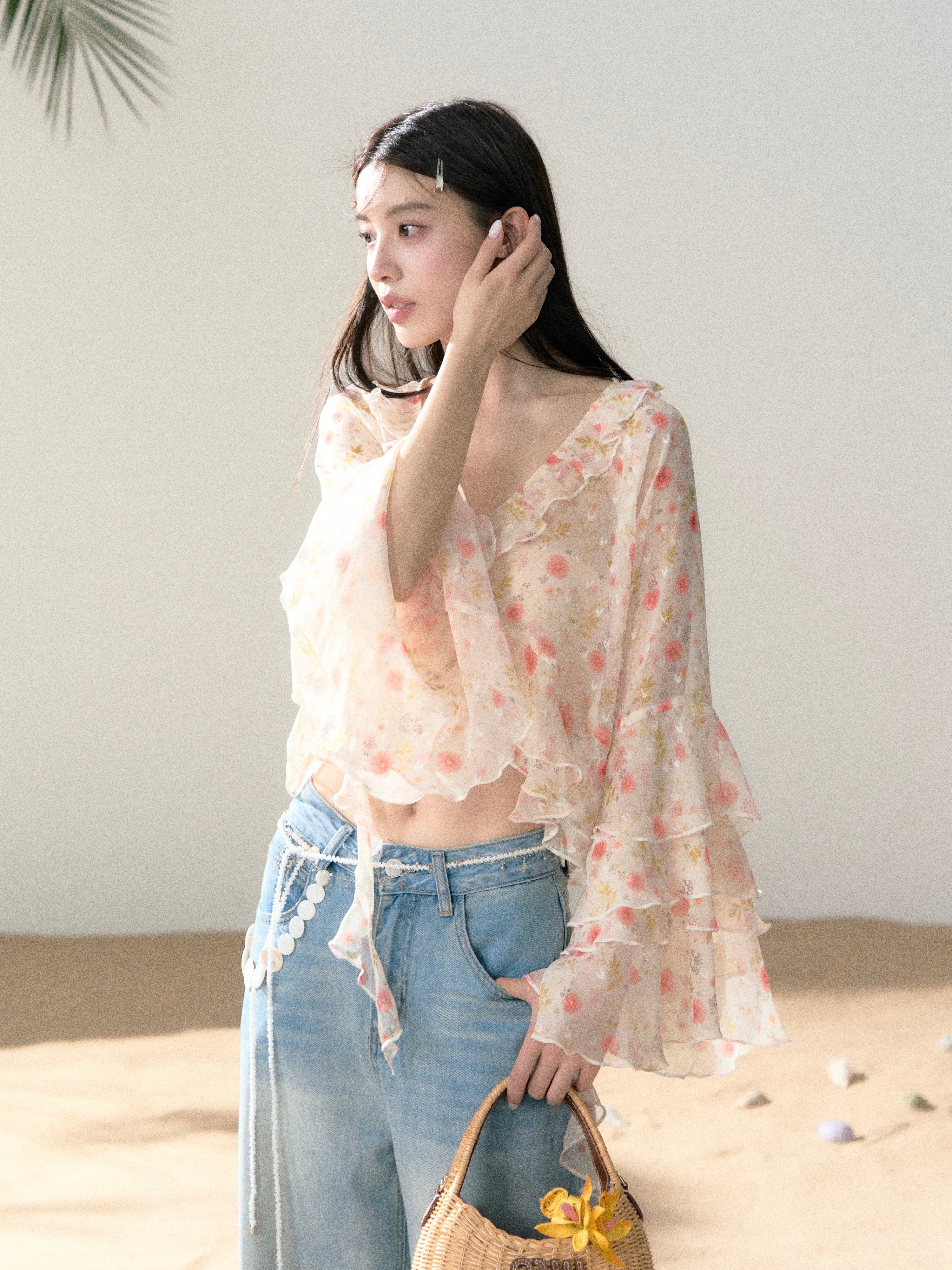 LAFREEDOM LAF360518 Flowy Sun-Protection Top