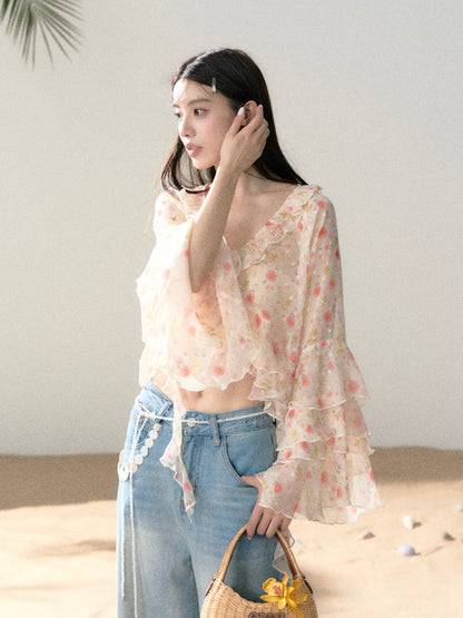 LAFREEDOM LAF360518 Flowy Sun-Protection Top