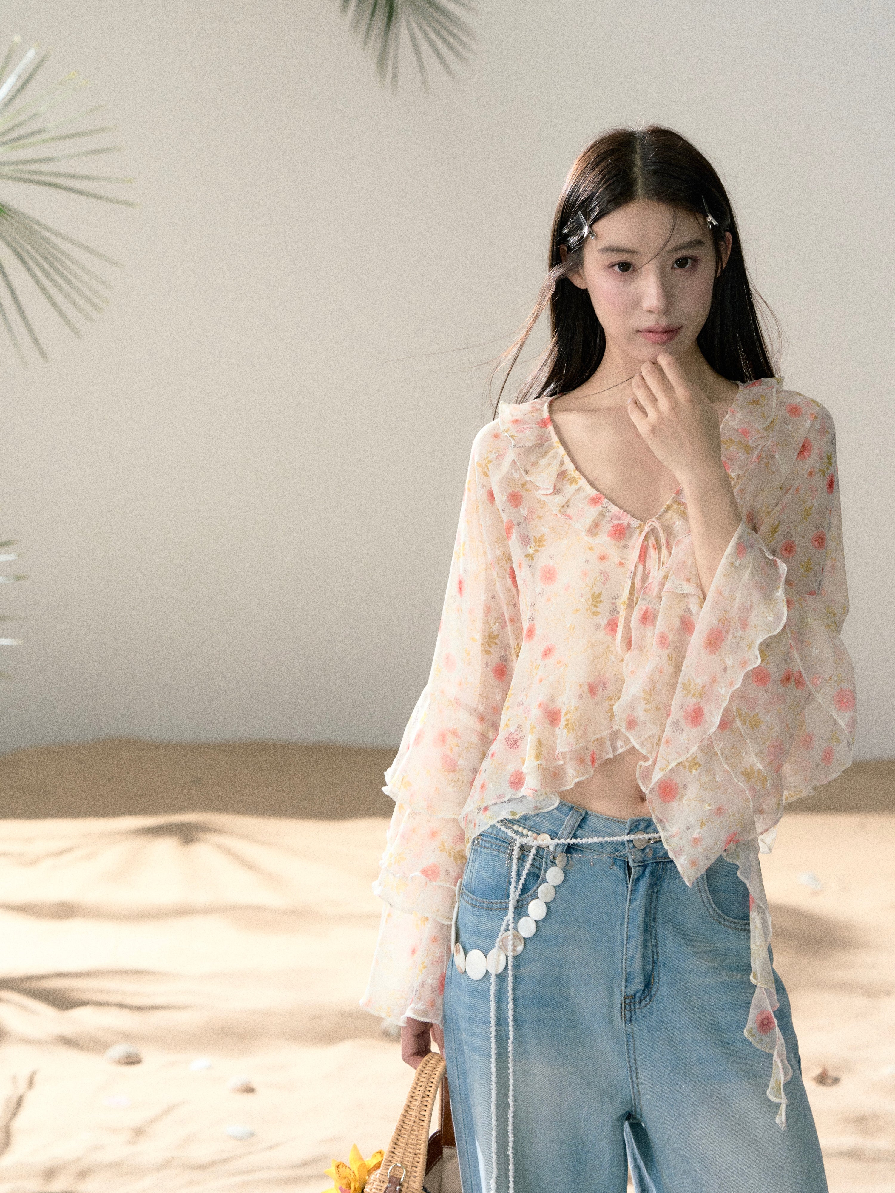 LAFREEDOM LAF360518 Flowy Sun-Protection Top