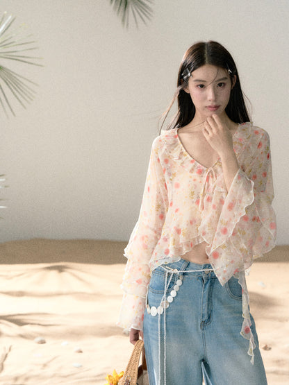 LAFREEDOM LAF360518 Flowy Sun-Protection Top