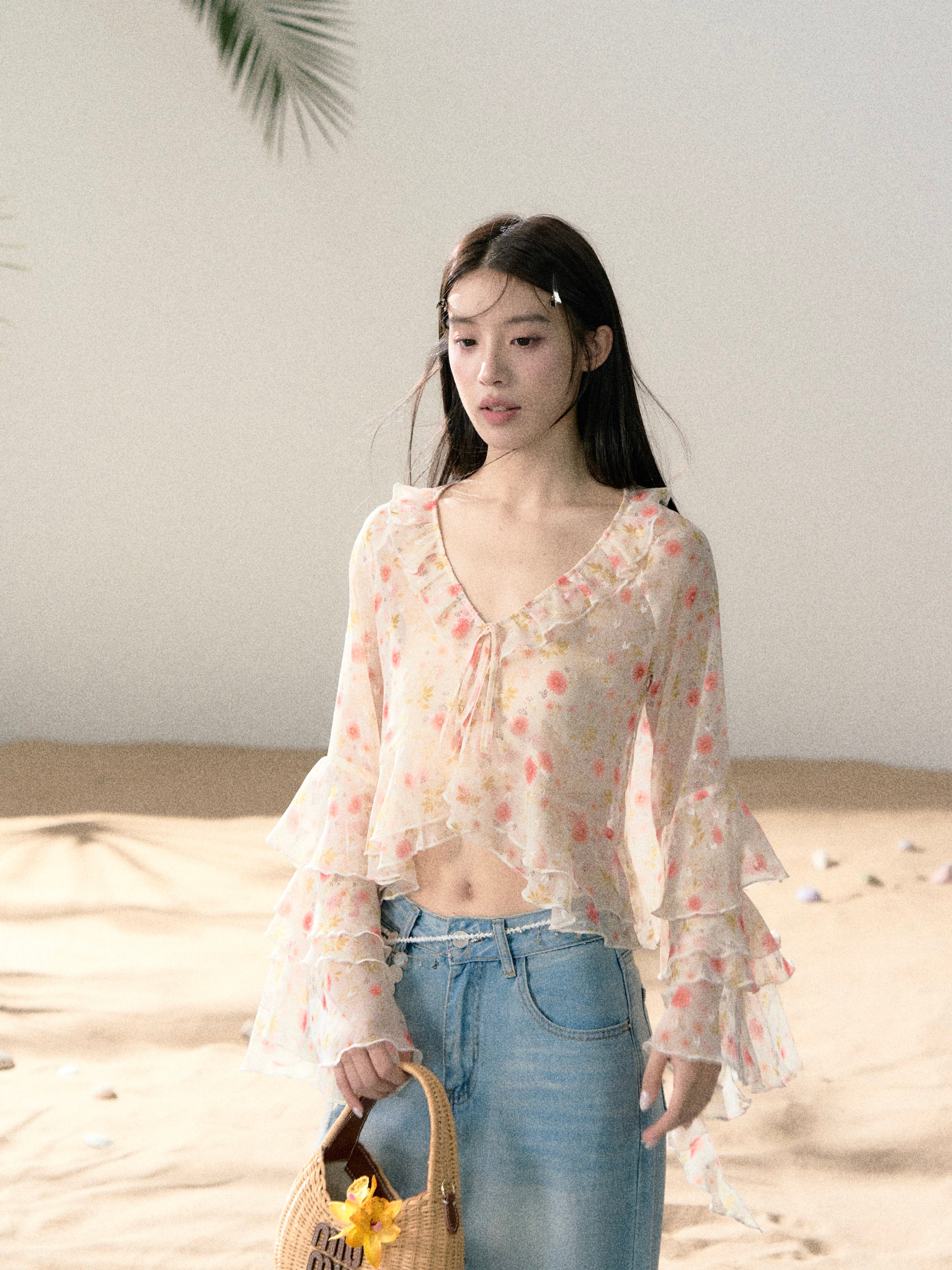 LAFREEDOM LAF360518 Flowy Sun-Protection Top