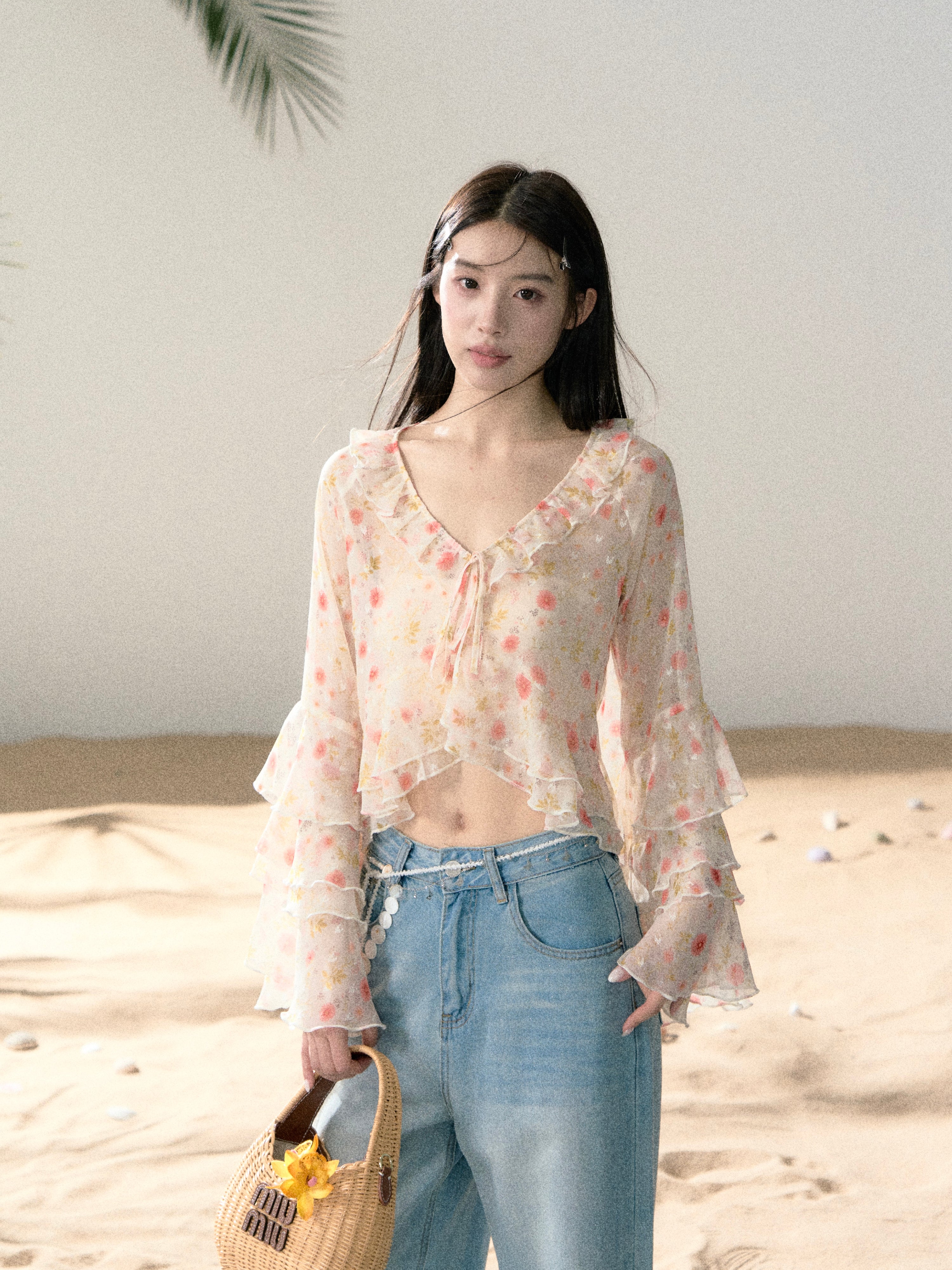 LAFREEDOM LAF360518 Flowy Sun-Protection Top