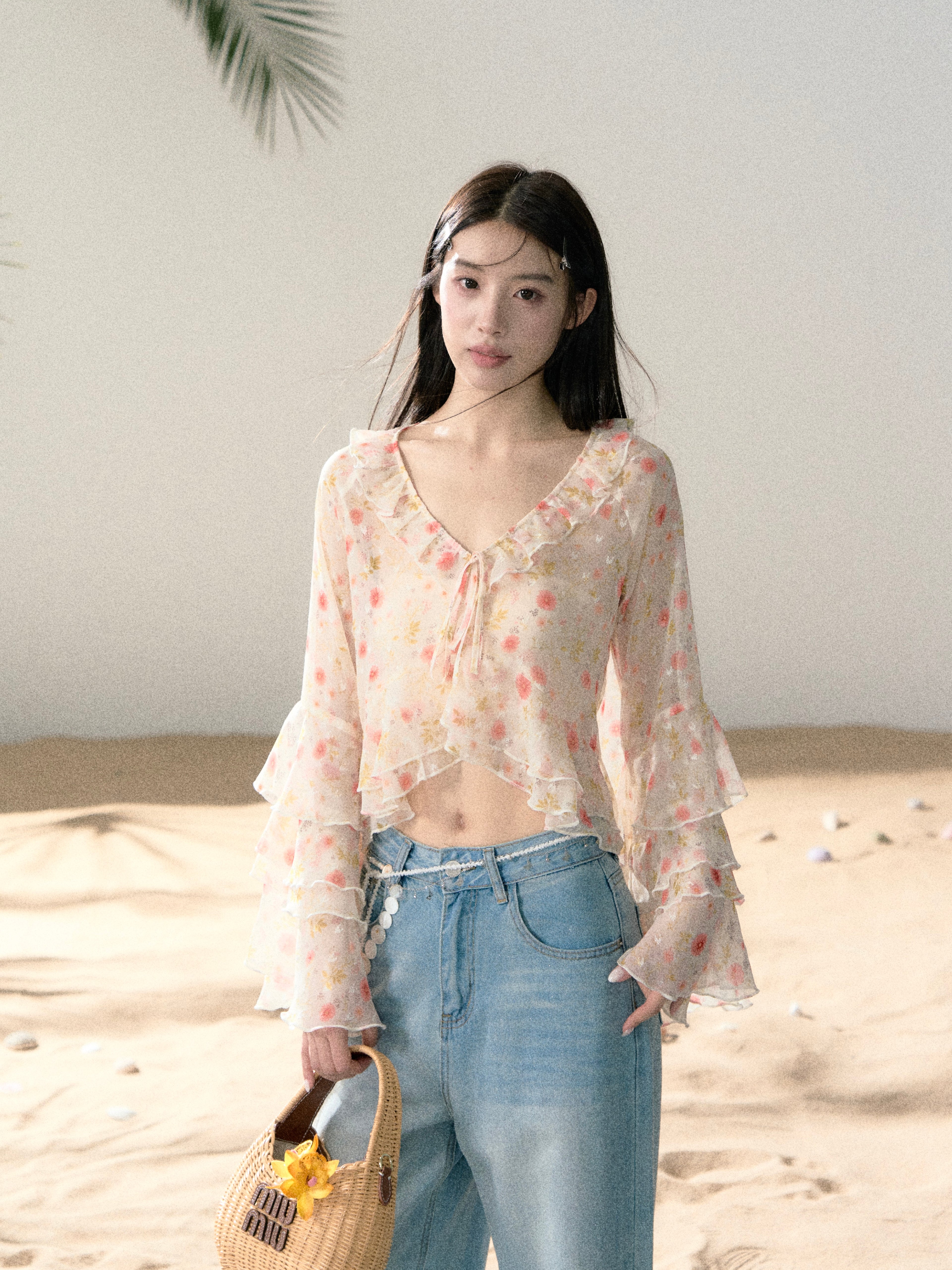 LAFREEDOM LAF360518 Flowy Sun-Protection Top