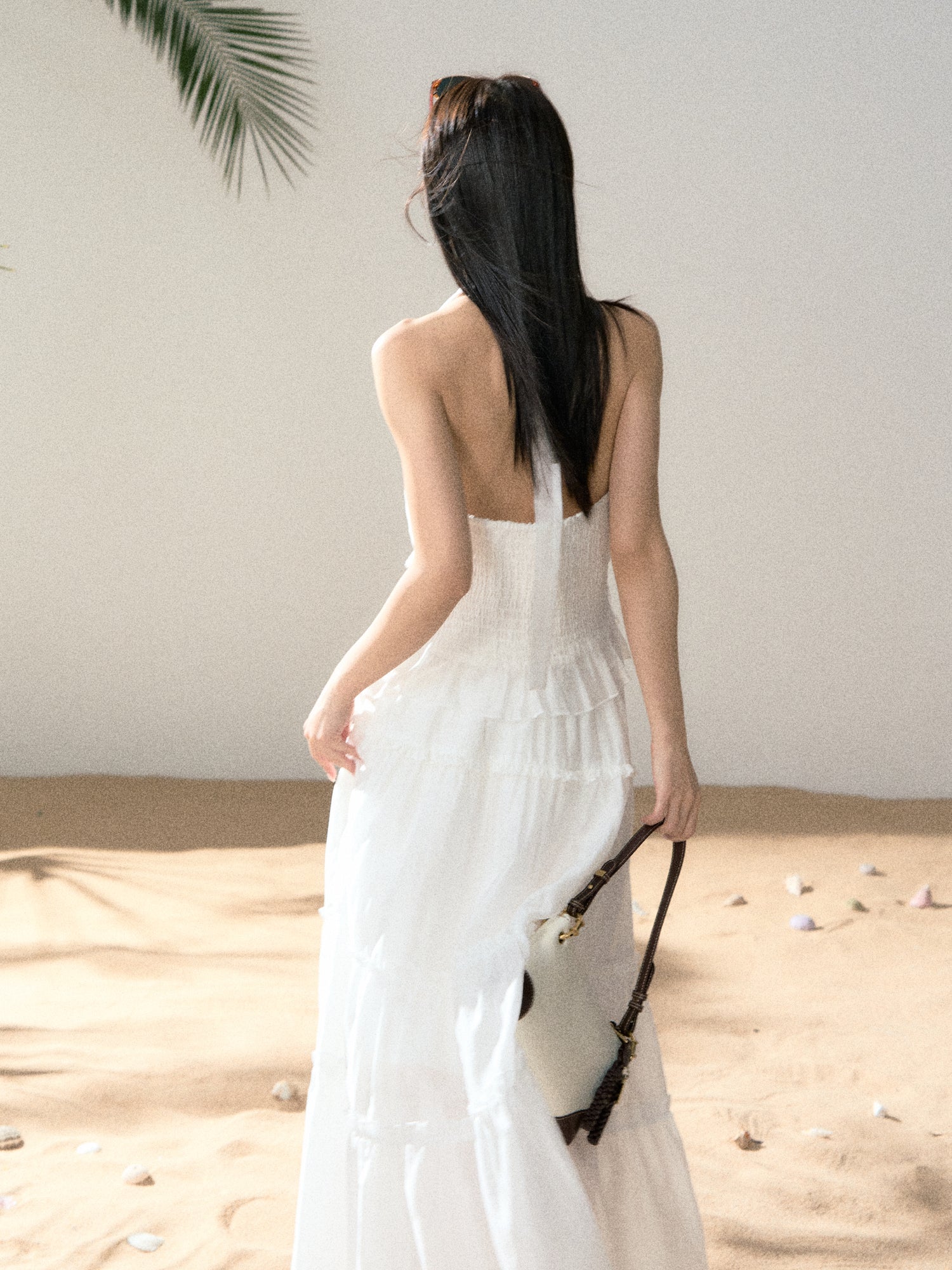 LAFREEDOM LAF360527 Halter White Top + LAF360528 Ethereal White Skirt