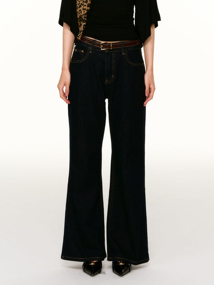 LAFREEDOM LAF360815 Washed Straight-Leg Jeans