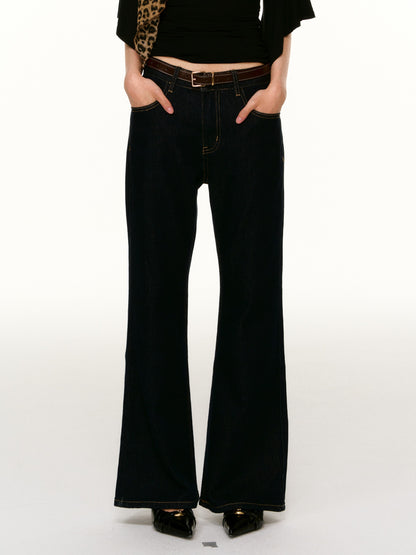 LAFREEDOM LAF360815 Washed Straight-Leg Jeans