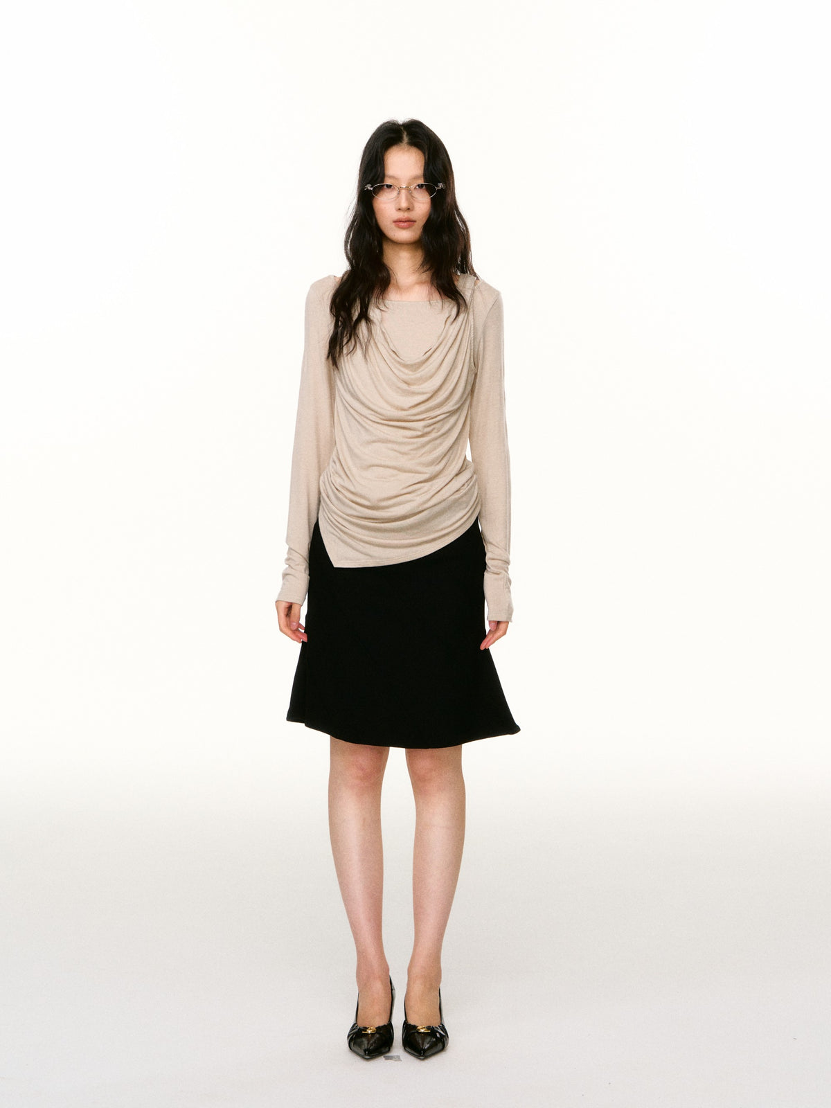 LAFREEDOM LAF360817 Subtle Mermaid-Hem Skirt
