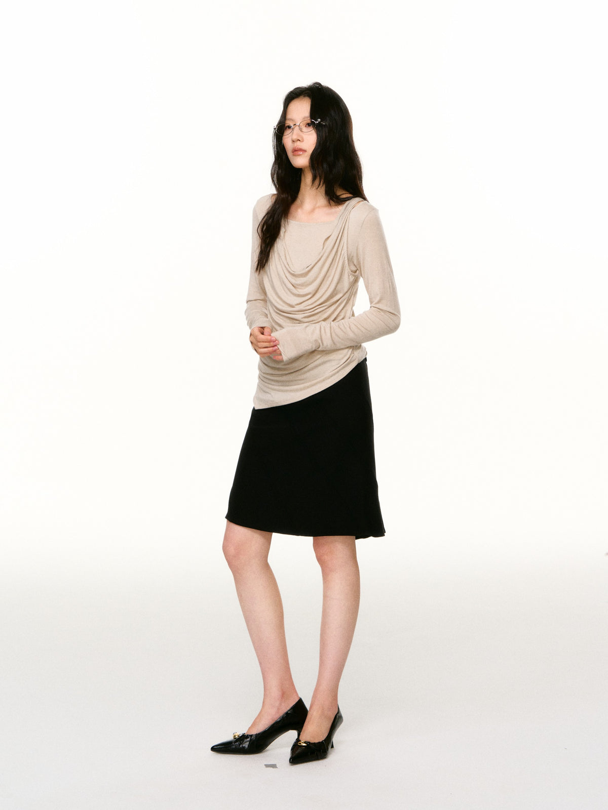 LAFREEDOM LAF360817 Subtle Mermaid-Hem Skirt