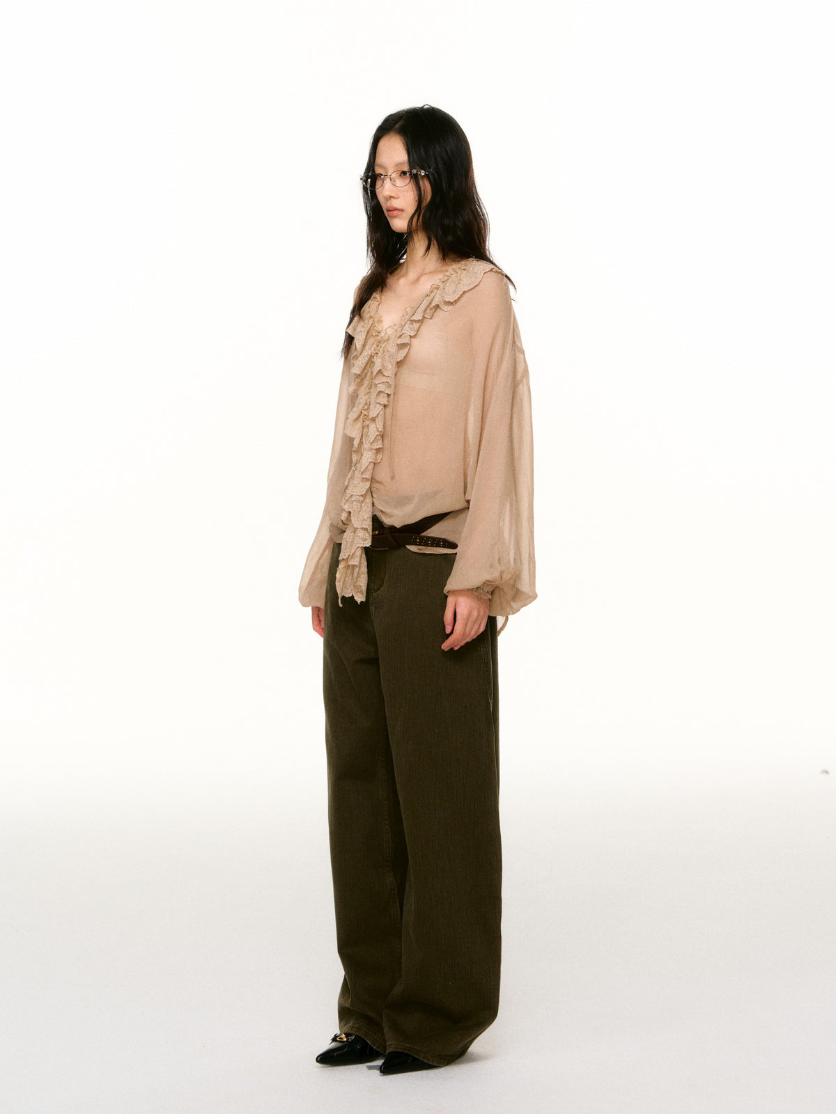 LAFREEDOM LAF360818 Casual Curved-Blade Pants