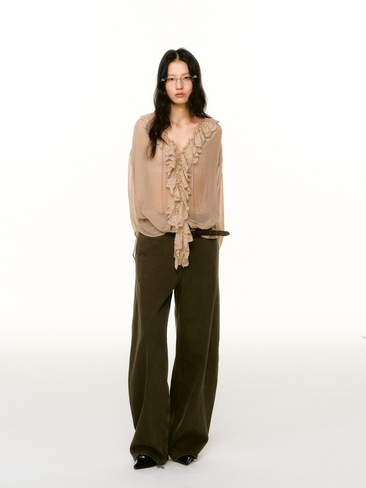 LAFREEDOM LAF360818 Casual Curved-Blade Pants